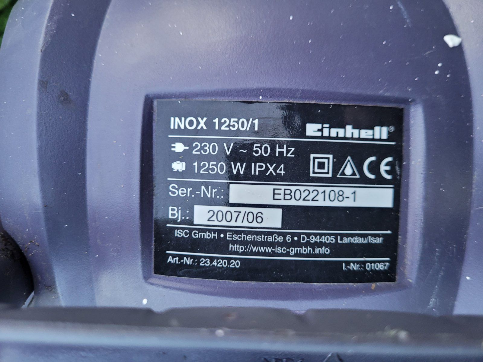 Пилосос будівельний Einhell