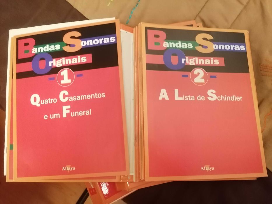 Coleção Bandas Sonoras Melhores filmes, cd's e livros