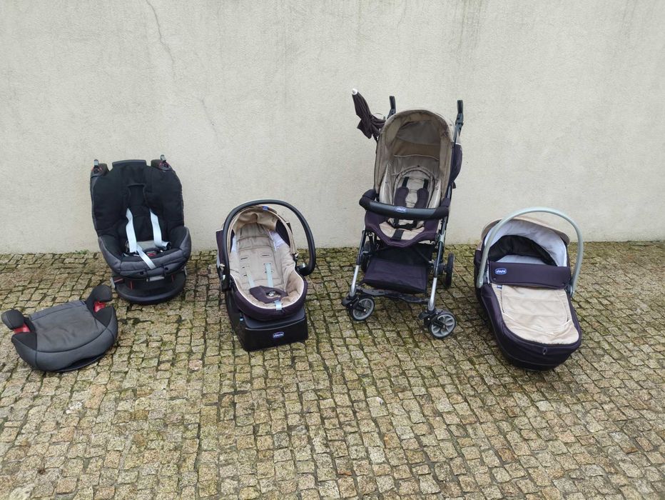 Trio Living Chico + Cadeira auto Maxi Cosi