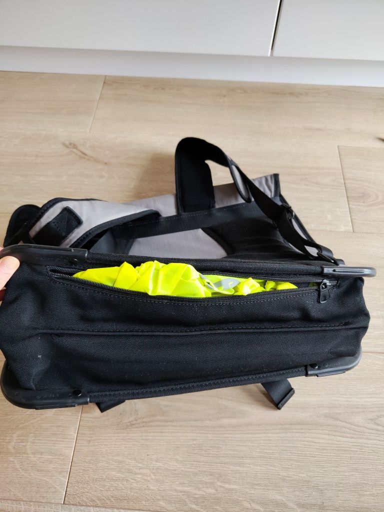 Plecak retro vintage  Hedgren z pokrowcem wodoodpornym pojemny