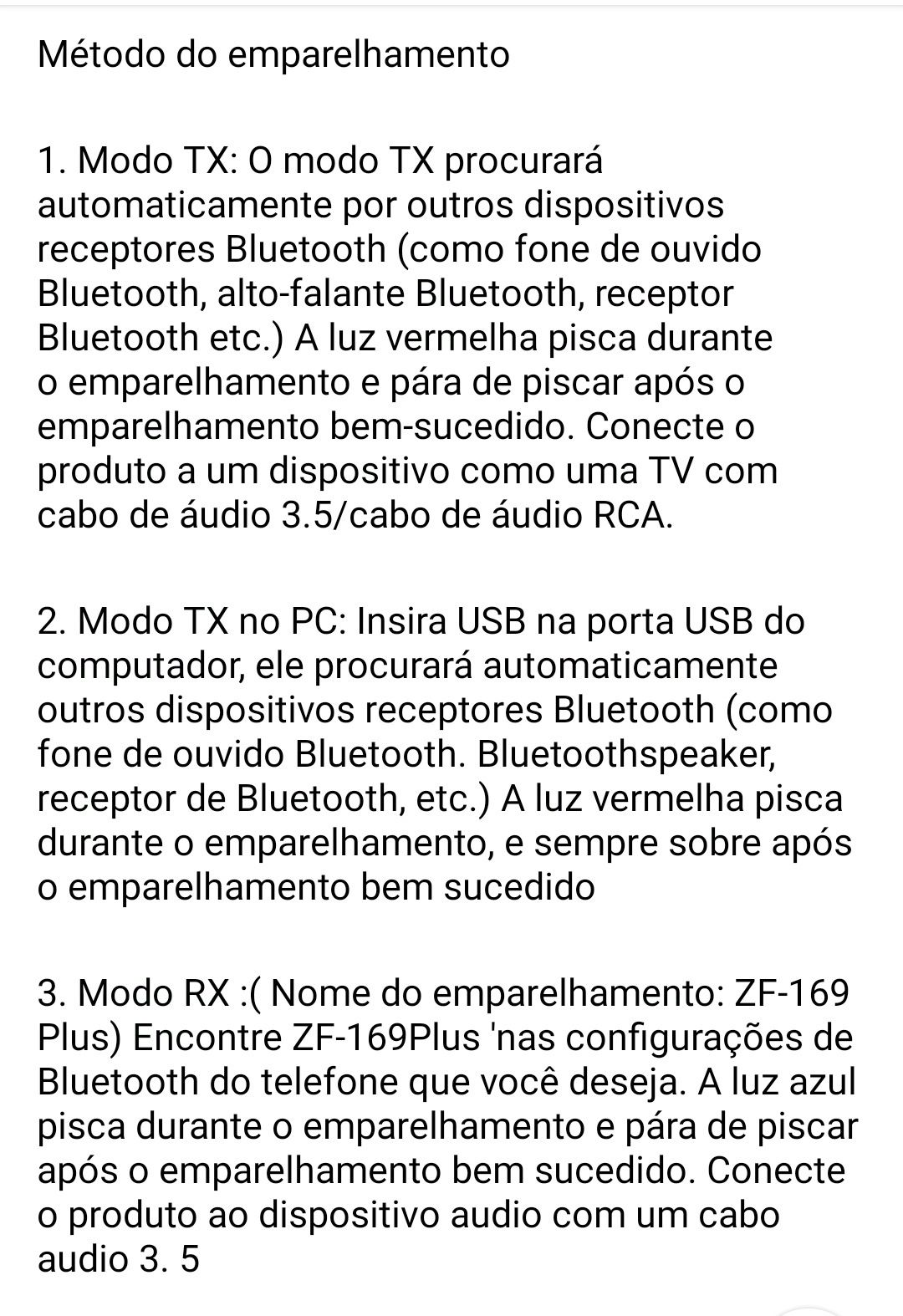Emissor e Receptor de Áudio Sem Fio
