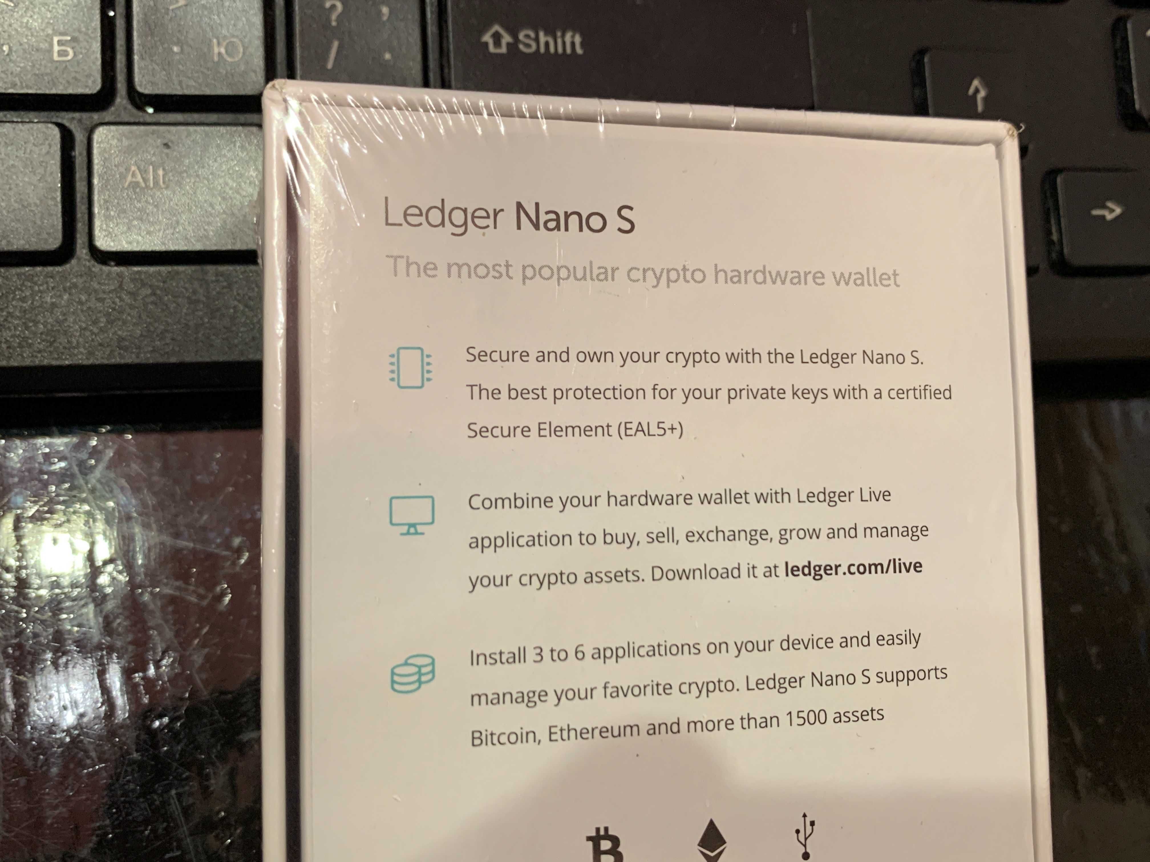 Ledger S Оригинал Франция Запечатан