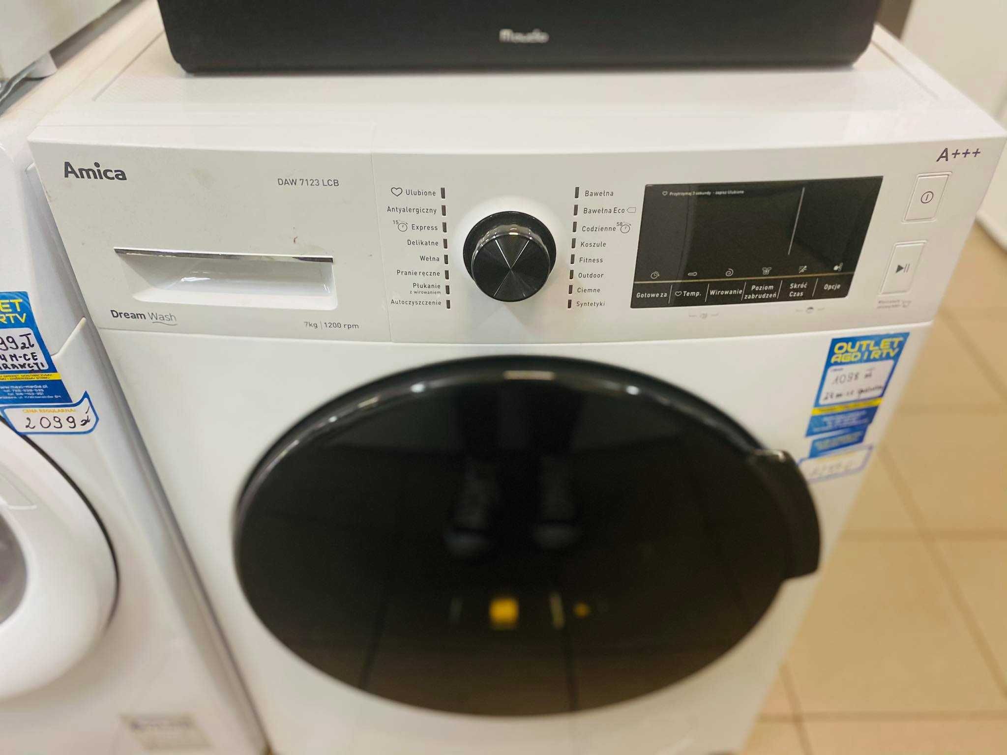 Pralka Amica Pojemna 7 kg Oszczędna! Prosta w obsłudze! Krakowiaków 64