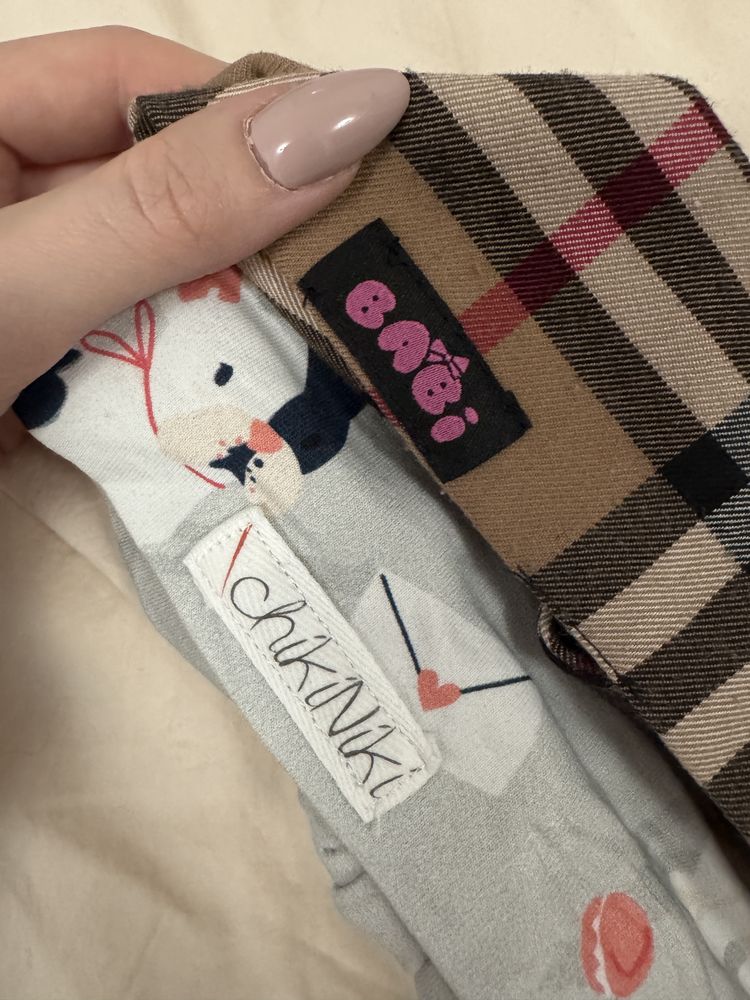 2 opaski na głowę z kokardą handmade
