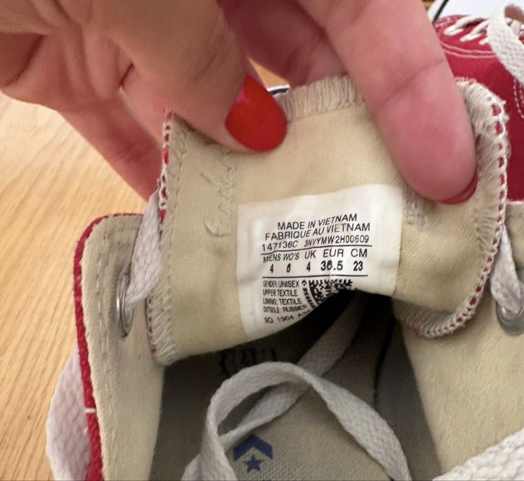 Ténis All star vermelhos/ encarnados converse em muito bom estado