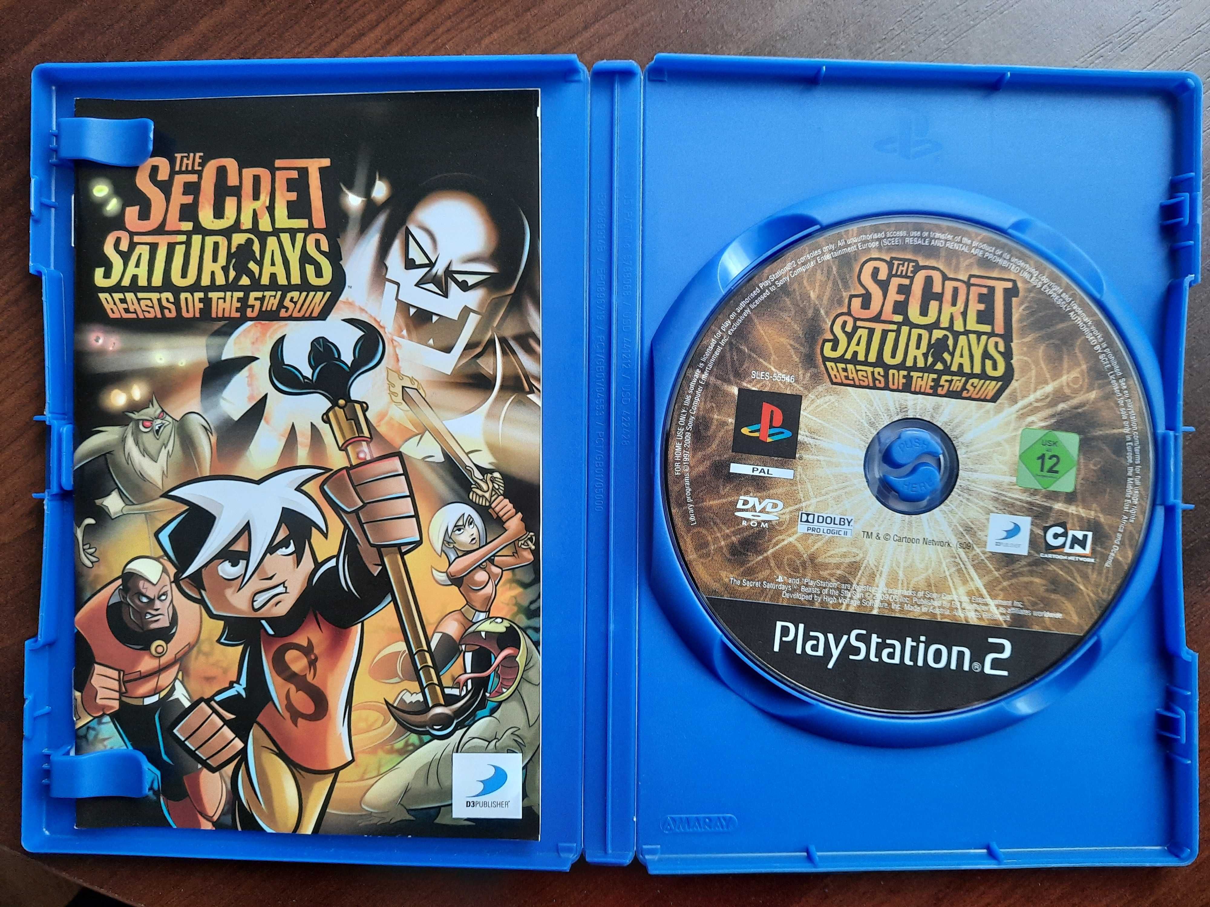 The Secret SATURDAYS BEASTS OF THE 5TH SUN PS2 gra na konsolę ps2