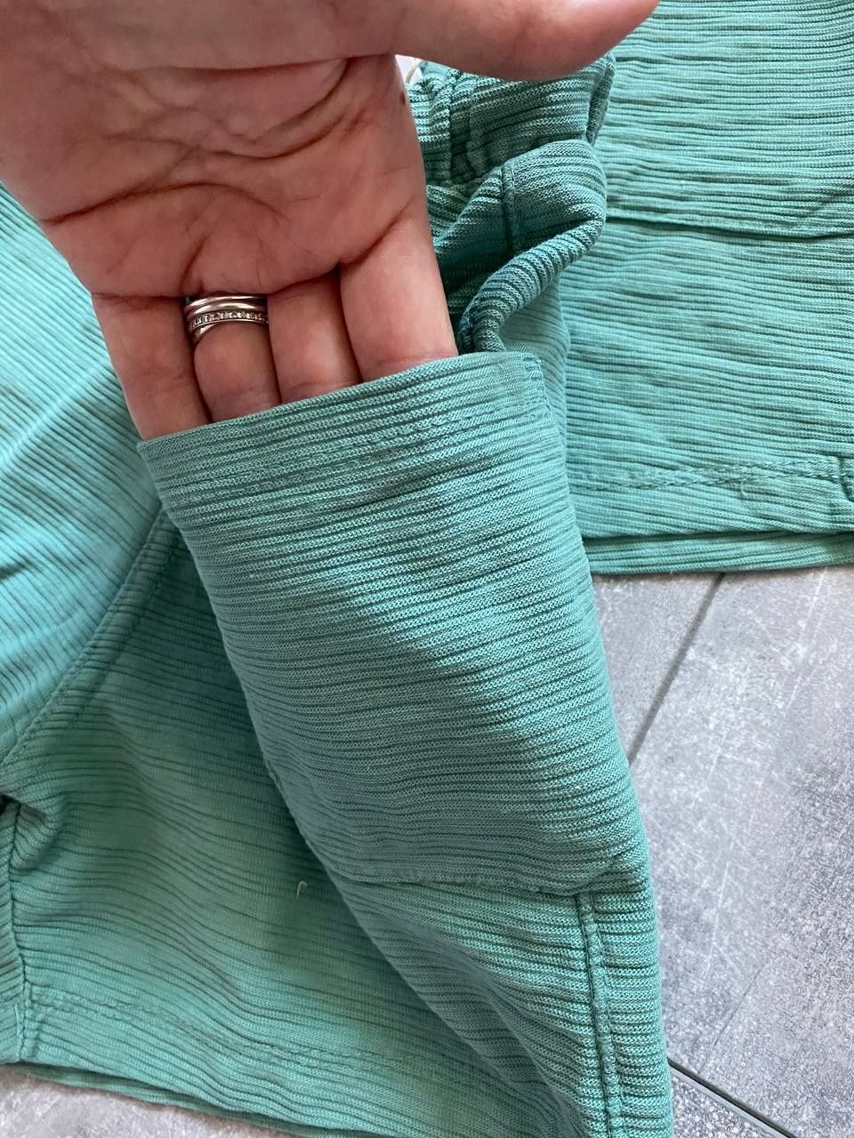 Зелёные шорты в рубчик от Zara, 3-4 годика