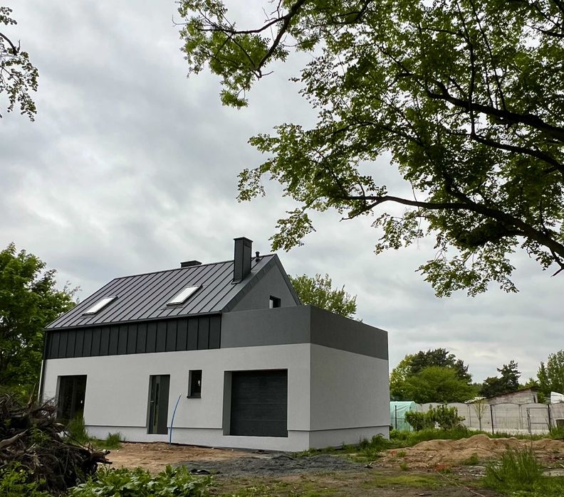 Energooszczędny dom - stan surowy zamknięty z elewacją