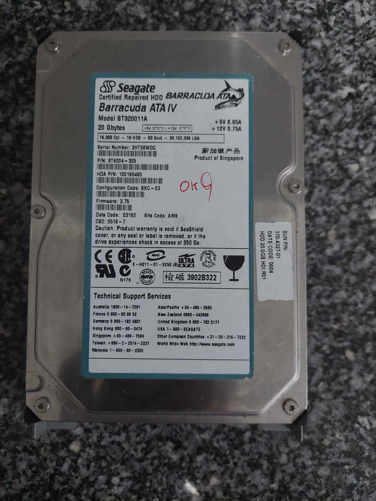 Discos ATA varias marcas e modelos