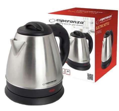 Czajnik elektryczny Esperanza Spring 1350 W 1 l srebrny