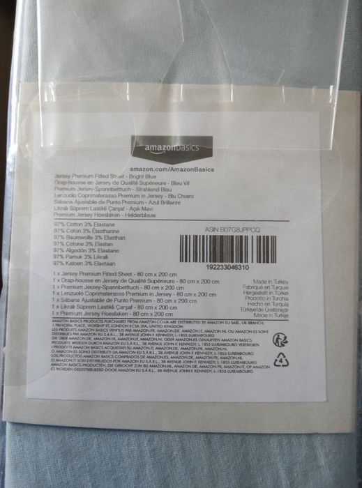 Prześcieradło Jersey 80x200