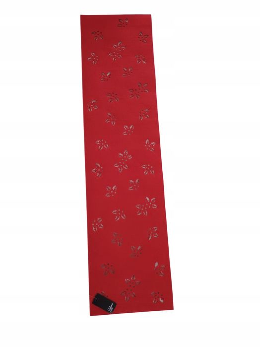 Bieżnik filcowy świąteczny czerwony 120x30 cm Boże Narodzenie stół