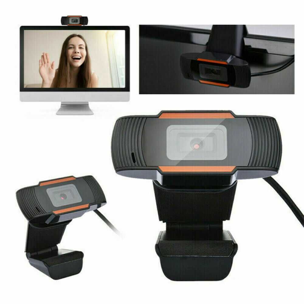 Webcam USB autofocus com microfone