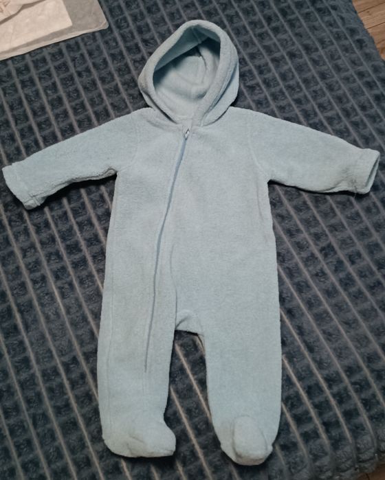 Комбінезон чоловічок теплий махровий 74