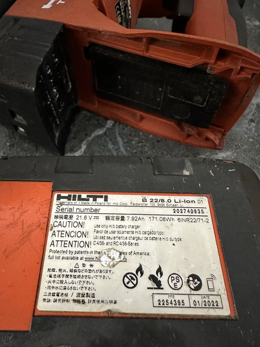 Młotowiertarka Hilti Akumulatorowa !!! Mocna z Danii !