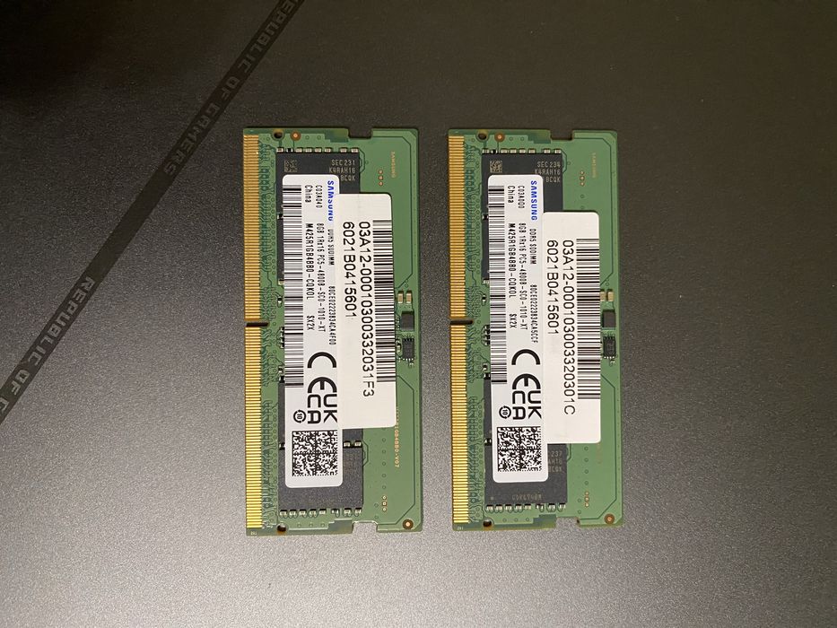 Оперативна памʼять samsung ddr5 4800 MHz 16gb для ноутбука