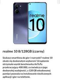 Realme 10 8/128GB Czarny Nowy w Foli