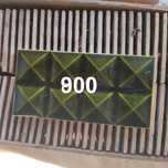 Azulejos antigos com relevo
