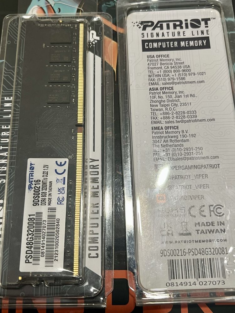 Patriot ddr4 оперативна памʼять