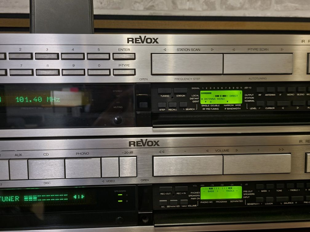 Wzmacniacz Revox B 250 tuner B 260 B206 IR