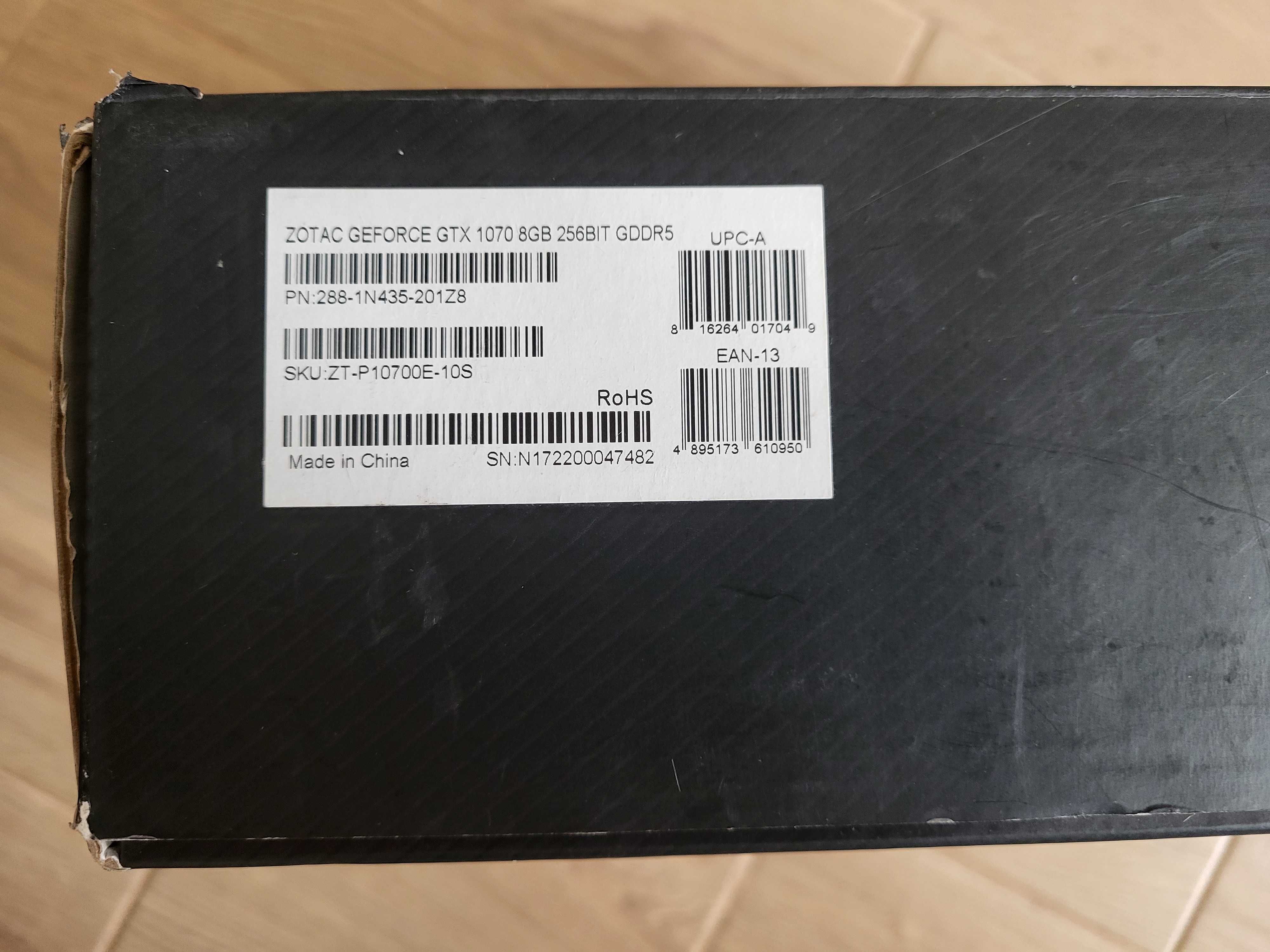 ZOTAC GeForce GTX 1070 8 GB GDDR5
