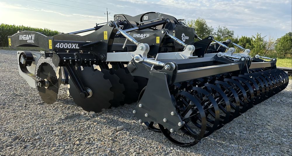 Ciężka brona talerzowa hydraulicznie składana KAMER HEAVY 4000 XL