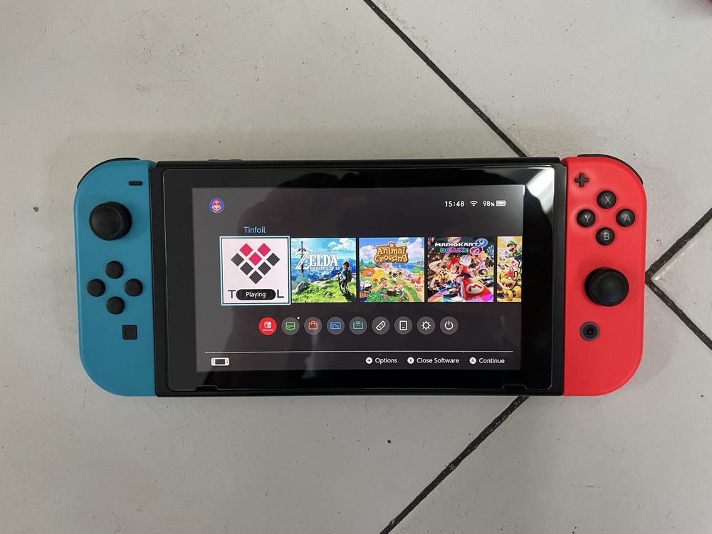 Nintendo Switch Modchip 128 gb  Desbloqueada Completa em Caixa