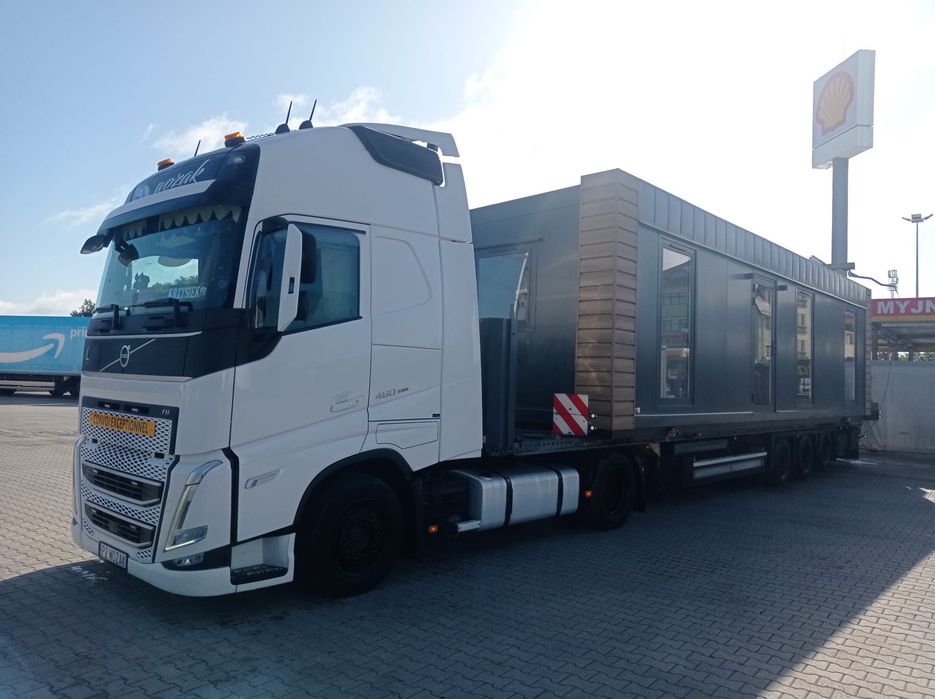 Domek holenderski, angielski , transport , Lutocin