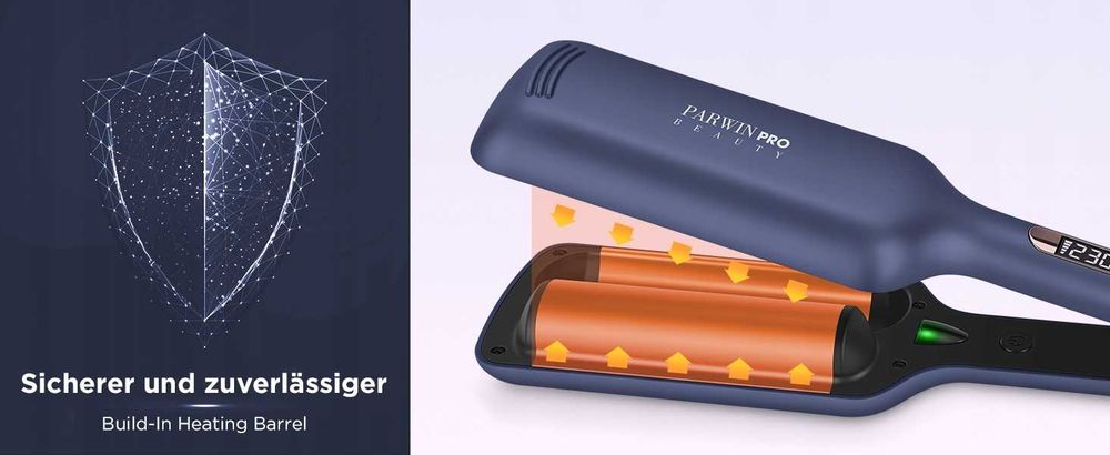 Lokówka 32 mm PARWIN PRO BEAUTY, 4 temperatury, szybkie falowanie