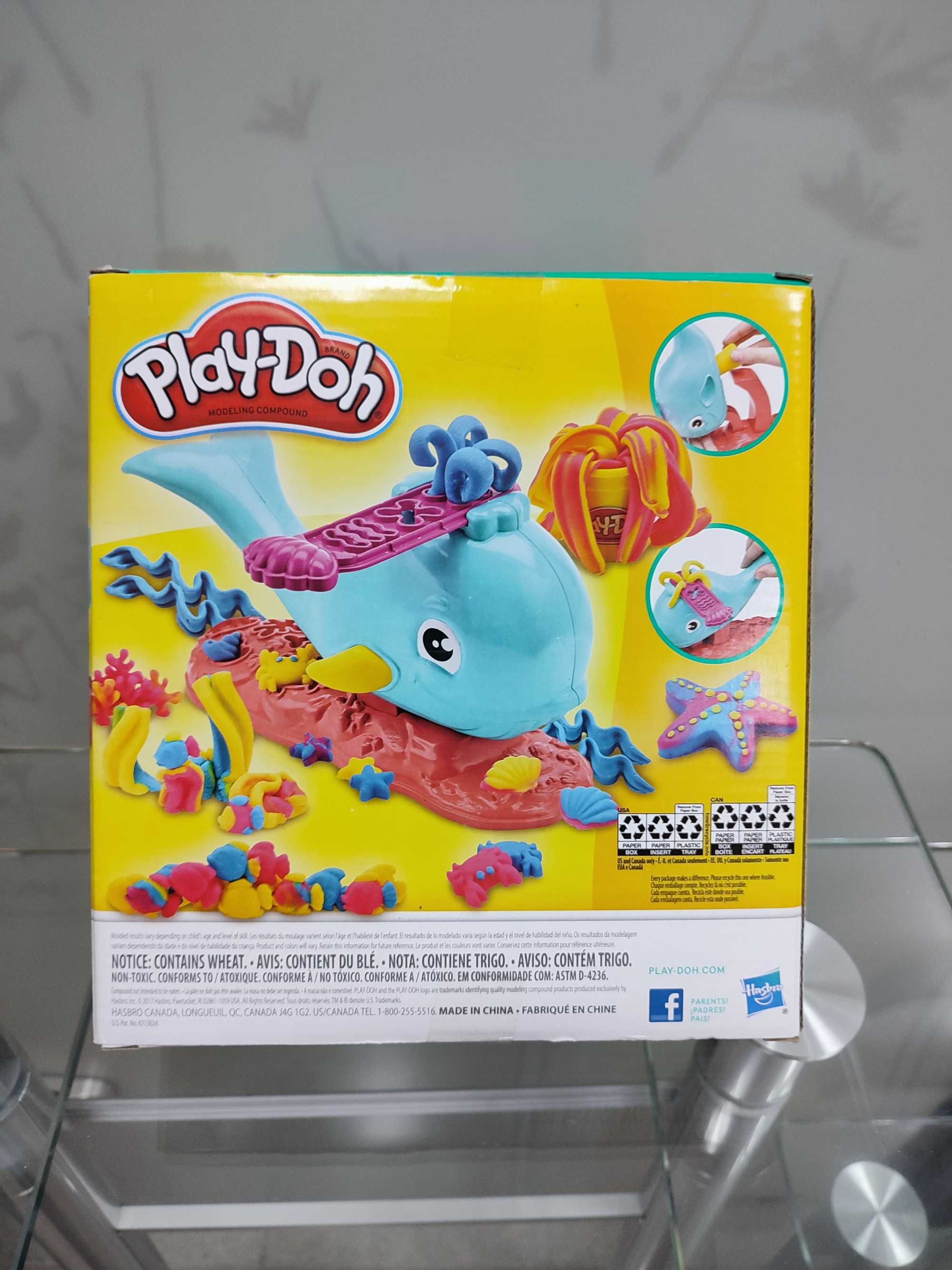 PLAY-DOH WAVY THE WHALE оригінал  Hasbro кит касатка плей до пластилін