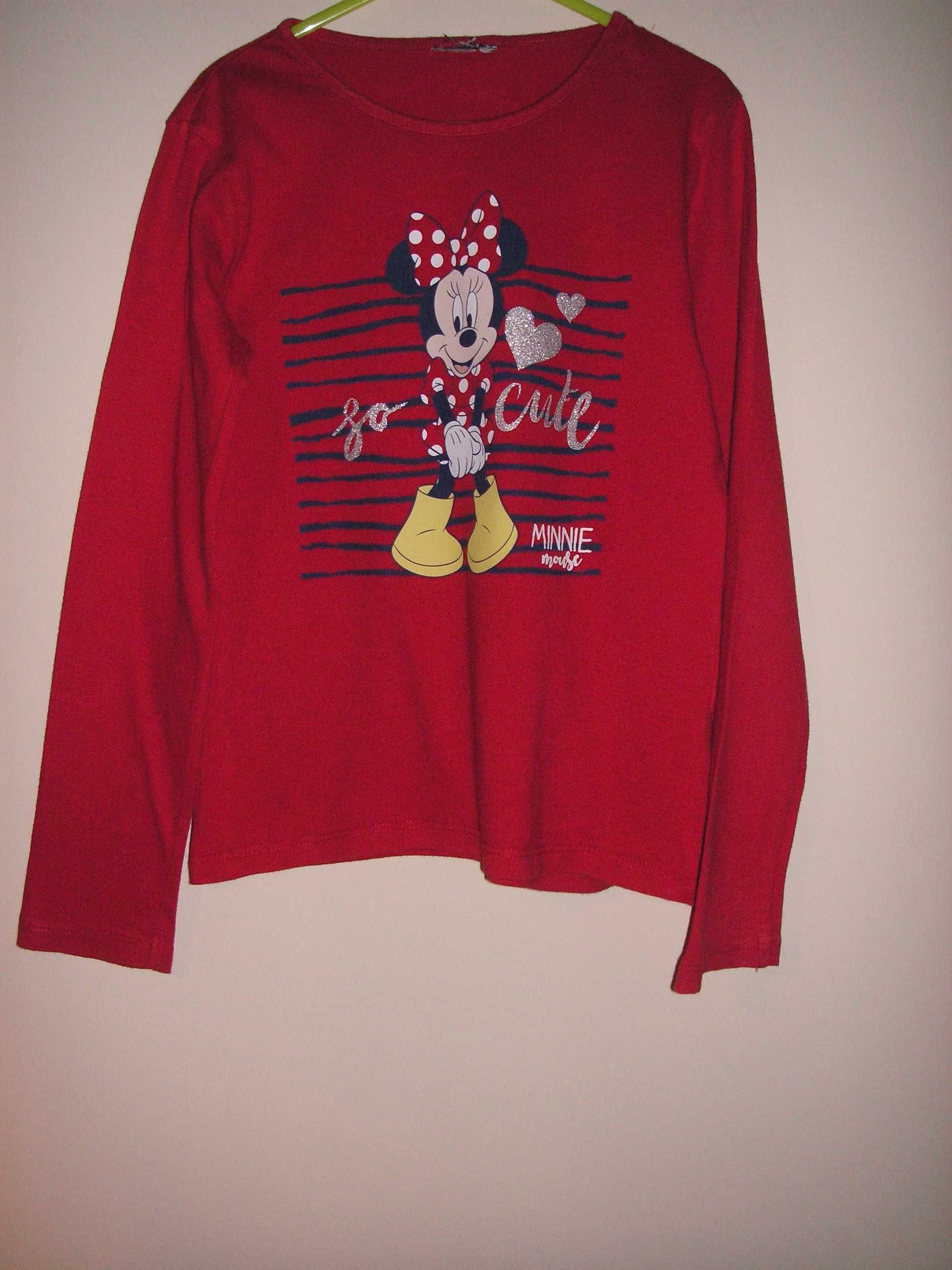 T Shirts Manga Comprida Minnie Mouse T/7 Anos