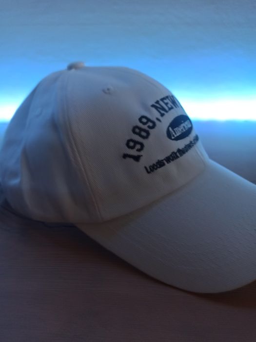 Czapka z daszkiem nowa y2k drip drill new York 1980 American