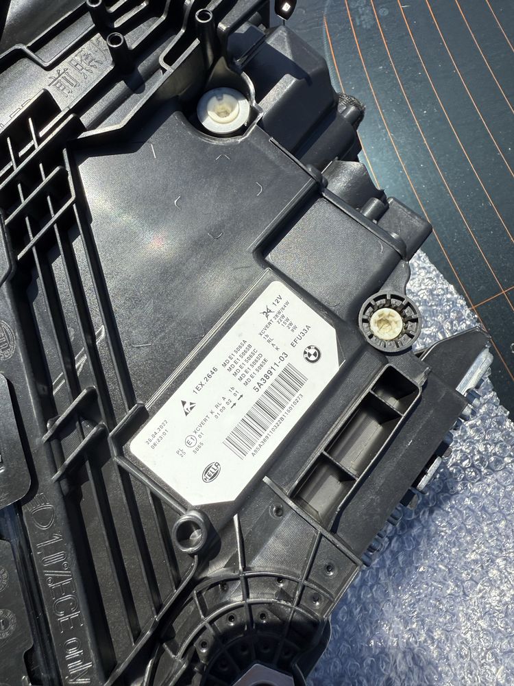 Фары BMW G30 / G31 2016-2020 LCI 2020+ рестайлинг (Laser black)