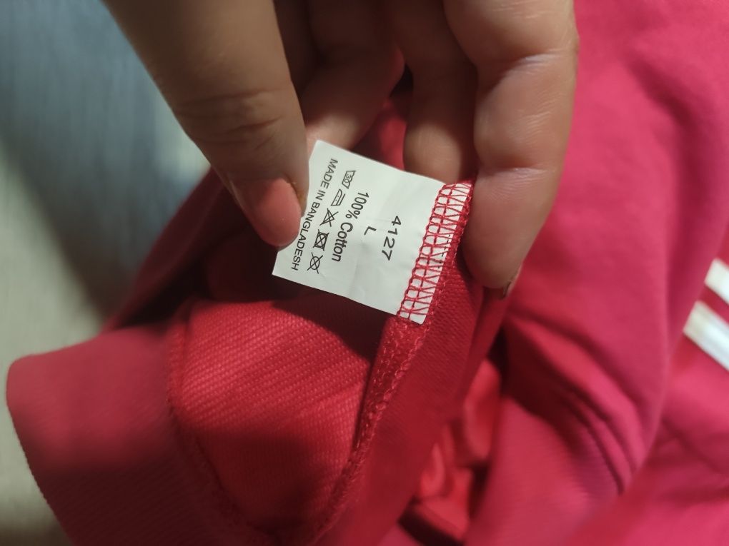 Nowa bluza różowa Adidas L