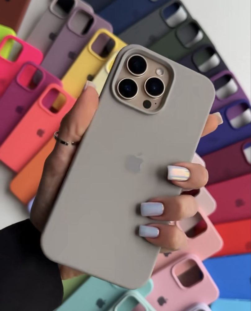Чехол iPhone 15 pro, про макс. Чохол айфон софт-тач
