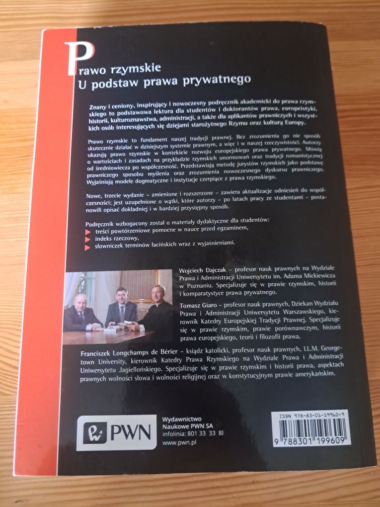 "Prawo rzymskie, U podstaw prawa prywatnego"