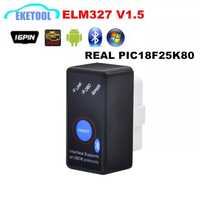 OBD2Stabilny sprzęt V1.5 czarny.  interfejs Bluetooth OBD2 ELM327...