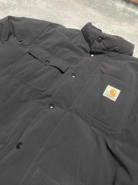 Пуховик кархартт carhartt wip puffer jacket alpine coat size M