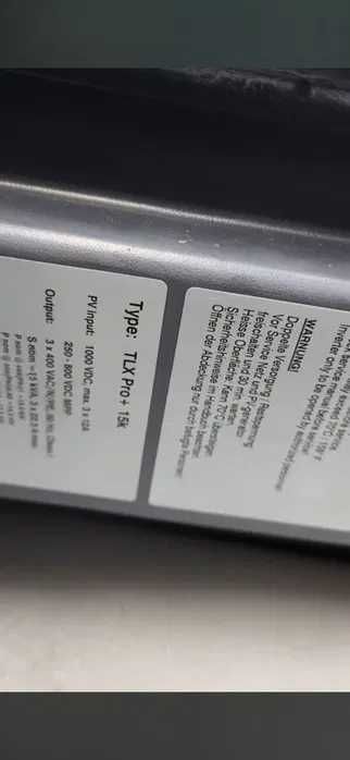 Danfos TLX PRO + 15k Inversores