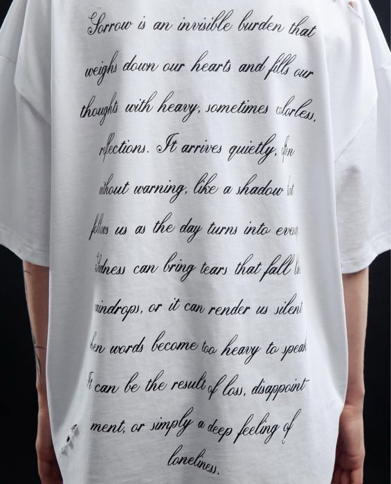 Футболка sorrow worldwide размер м rick owens balenciaga type