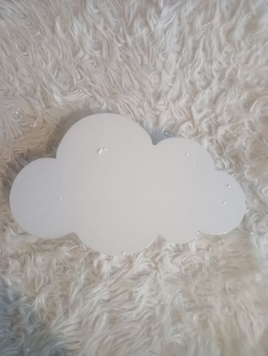 Ścienna lampa LED w kształcie chmury