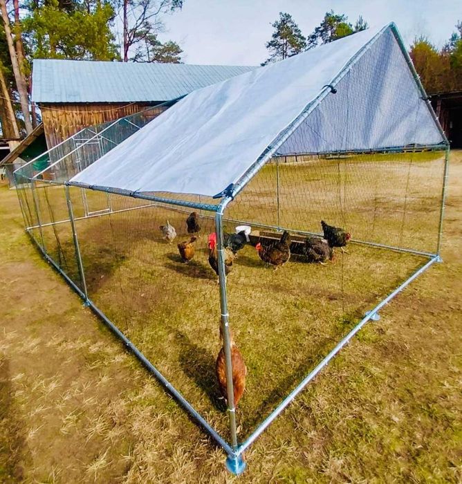 Namiot klatka woliera dla zwierząt drobiu roślin wymiar 3x8m