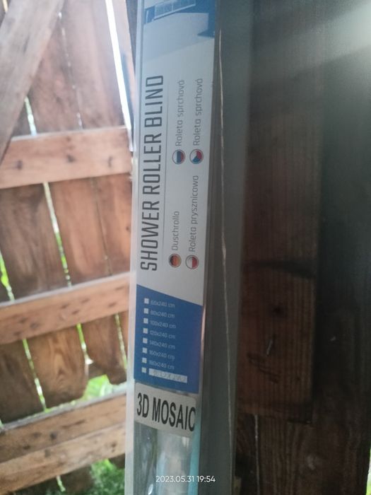 Roleta prysznicowa 150x240
