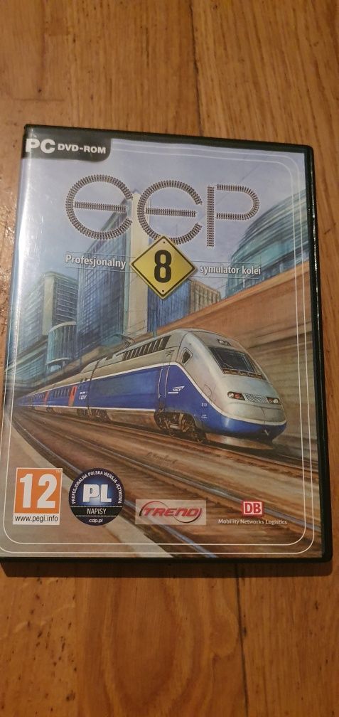 Gra PC,,Profesjonalny symulator kolei,,. Box.