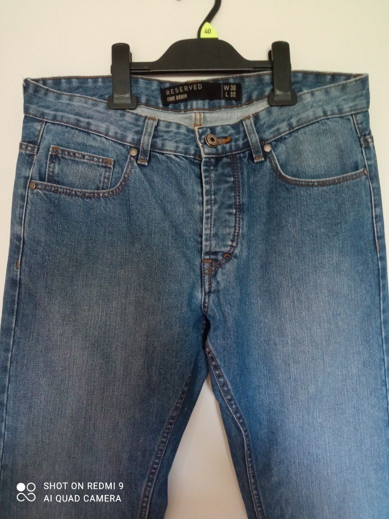 RESERVED jeansy męskie regular M (30/30-32)