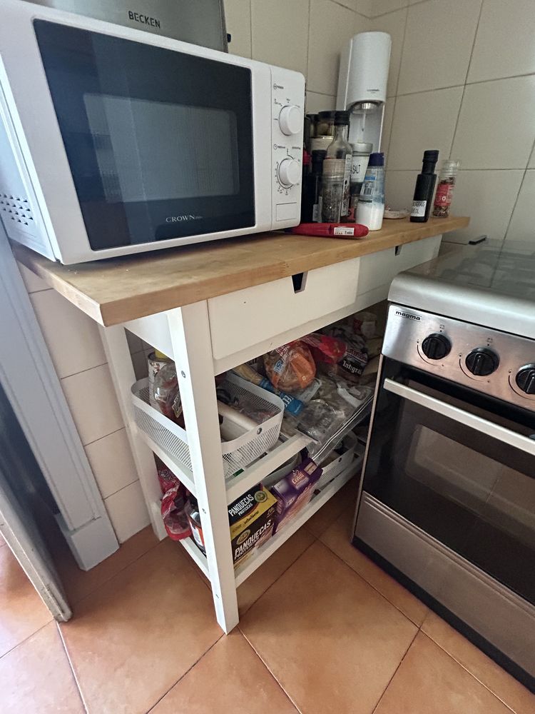 Mesa ikea carrinho