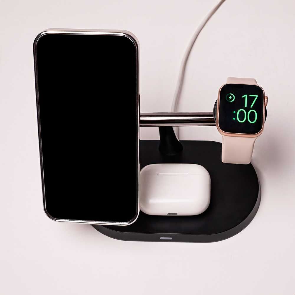 Ładowarka Bezprzewodowa 3w1 Maxlife 15W MagSafe