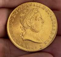 Moeda ouro D. PEDRO IV Peca 6400 Reis 1828