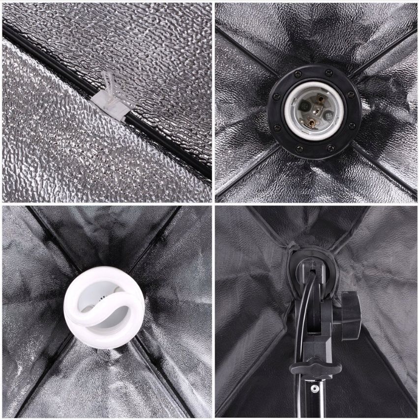 Softbox Zestaw Studyjny 85W 50X70Cm + Statyw Intey