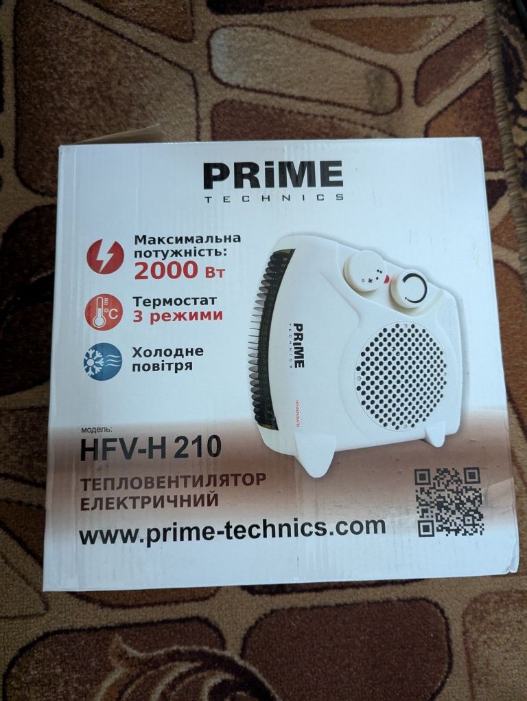 Тепловентилятор PRIME TECHNICS HFV-H 210 2000Вт 2кВт